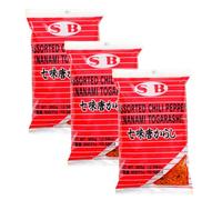 YIJIA | SB Siete Especias - Nanami Togarashi- Shichimi | Mezcla de Especias en Polvo 300g (3 Bolsa)