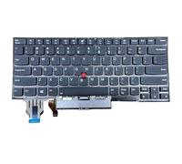 YIJIATech Nuevo diseño de Estados Unidos para Lenovo Thinkpad X1 Carbon 7ª generación 2019 X1C 2020 20QD 20QE 20R1 20R2 8TH 20U9 20UA CS19BL 84US SN20R55563 PK131A12B00 Teclado sin marco con