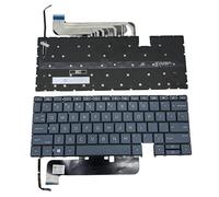 YIJIATech Teclado para laptop HP Elite Dragonfly G3 G4 de 13.5 pulgadas, retroiluminación US Layout 6037B0226301 N08580-001 SN1A91B1 SG-B1040-XUA (azul)