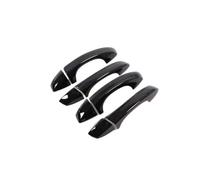 YIJIAVSX Adhesivo Embellecedor Cromado Negro Para Manija De Puerta Lateral De Coche Para VW Para Golf 7 MK7 2013-2019 (Black 0 button)