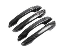 YIJIAVSX Adhesivo Embellecedor Para Manija De Puerta De Coche Para Hyundai Para Accent 2017 2018 2019 2020 2021 (Black 2 buttons)