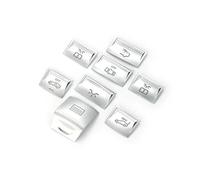 YIJIAVSX Adhesivos Decorativos Para Los Botones De La Luz Lectura Del Techo Solar Coche Cubierta Decorativa Para GLK Clase C E X204 W204 W212 (8 pieces B)