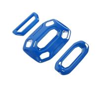 YIJIAVSX Adornos Decorativos Con Aspecto Fibra Carbono Para La Luz Lectura Del Techo Adhesivos Para Jeep Para Wrangler JL JLU JT 2018-2023 (Blue)