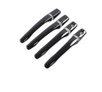 YIJIAVSX Cubierta Para Manija De Puerta De Auto Para Mitsubishi Para Outlander Para Lancer Para Mirage Para Evolution 2003-2006 (Black 2 keyholes)