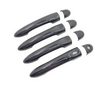 YIJIAVSX Cubierta Para Manija De Puerta De Coche Para Renault Para Fluence 2009 2010 2011 2012 2013 2014 2015 2016 2017 2018 2019 (1 Keyhole 1 Button)