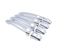 YIJIAVSX Cubiertas Protectoras Para Manijas Exteriores De Puertas Para Toyota Para Mark X 120 2004-2007 (4 keyless Entry SILVER)