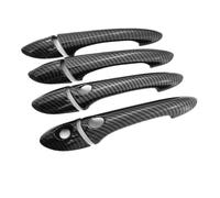 YIJIAVSX Embellecedor Adhesivo Para Manija De Puerta De Auto Para Hyundai Para Sonata I45 2011 2012 2013 2014 2015 (Carbon 2 button)
