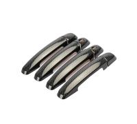 YIJIAVSX Embellecedor Adhesivo Para Manija De Puerta De Auto Para Suzuki Para Swift 2005-2017 (Carbon 2 buttons)
