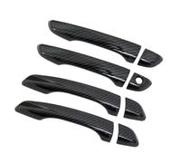 YIJIAVSX Embellecedor Adhesivo Para Manija De Puerta De Coche Para Peugeot 408 308 308sw T9 2016-2022 (Carbon look)