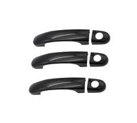 YIJIAVSX Embellecedor Cromado Negro Para Manija De Puerta De Coche Para VW T5 T6 2K Para Transporter Para Caddy 2003-2015 (B 3 Door 3 Keyhole)