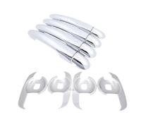 YIJIAVSX Embellecedor Cromado Para Manija De Puerta Para Renault Para Koleos Para Samsung QM5 I MK1 2008 2009 2010 2011 2012 2013 2014 2015 (HandleBowl No Button)