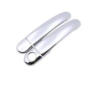 YIJIAVSX Embellecedor Cromado Para Manijas De Puerta Exteriores Para Skoda Para Roomster 5J 2006 2007 2008 2009 2010 2011 2012 2013 2014 2015 (Handle 1 Keyhole)