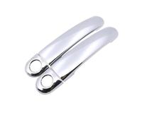 YIJIAVSX Embellecedor Cromado Para Manijas De Puerta Exteriores Para Skoda Para Roomster 5J 2006 2007 2008 2009 2010 2011 2012 2013 2014 2015 (Handle 2 Keyholes)