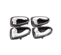 YIJIAVSX Manija de Puerta Interior 4 Manijas Interiores Puerta para Hyundai para Accent 2001 2002 2003 2004 2005 2006 Manijas Interiores para Coche