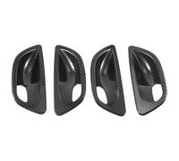 YIJIAVSX Manija de Puerta Interior Embellecedores Fibra Carbono para Manijas Interiores Puertas para B&MW Serie 5 F10 2011 2012 2013 2014 2015 2016 Manijas Interiores para Coche