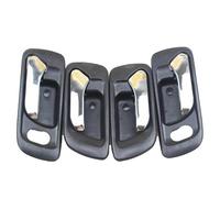 YIJIAVSX Manija de Puerta Interior Lote 4 Manijas Interiores Puerta Cromadas Negras para Accord 1998 1999 2000 2001 2002 Manijas Interiores para Coche