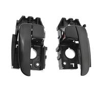 YIJIAVSX Manija de Puerta Interior Manija Interior Puerta Delantera Izquierda Derecha Negra ABS para Hyundai para Elantra 2001-2006 826102D000 826202D000 CA AX Manijas Interiores para Coche(A Pair)