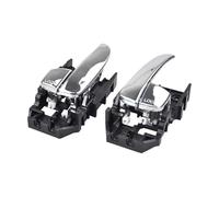 YIJIAVSX Manija de Puerta Interior Manija Interior Puerta Delantera Izquierda Derecha Negra para Hyundai para Elantra 2001 2002 2003 2004 2005 2006 82610-2D000 Manijas Interiores para Coche(Chrome)