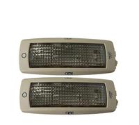 YIJIAVSX Para Beetle 1999-2010 Para Bora 1999-2005 Para Caddy 2004-2008 Para Golf 1998-2006 2PCS Interior Rear Reading Dome Light(Beige)