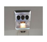 YIJIAVSX Para Land Rover Para Discovery 4 LR4 2010-2016 ABS Marco De La Cubierta Del Embellecedor De La Luz De Lectura Del Techo Delantero (Back row)