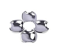 YIJIAVSX Para Toyota Para Yaris Para Vitz XP90 2006 2007 2008 2009 2010 2011 Embellecedor De Manija De Puerta (Silver bowl)