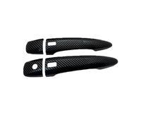 YIJIAVSX Pegatinas Para Manijas De Puerta Exteriores Para Nissan Para Juke F16 2 2020 2021 2022 2023 (Carbon 2 Holes)