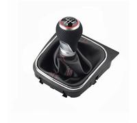 YIJIAVSX Pomos Palanca Cambios Para Ibiza 6J Para Seat Para Leon MK1 Pomo De Cambio De Marchas Manual Con Funda De Fuelle Pomo De Cambio De Marchas De 5 A 6 Velocidades(Red 6 Speed)
