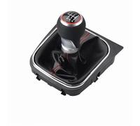 YIJIAVSX Pomos Palanca Cambios Para Ibiza 6J Para Seat Para Leon MK1 Pomo De Cambio De Marchas Manual Con Funda De Fuelle Pomo De Cambio De Marchas De 5 A 6 Velocidades(Red 5 Speed)
