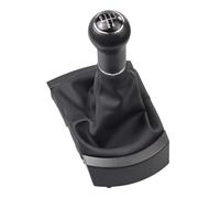 YIJIAVSX Pomos Palanca Cambios Para SEAT Para Ibiza 2002 2003 2004 2005 2006 2007 2008 Car Gear Shift Knob Lever Gaitor Boot Dustproof Cover Case(5 Speed Black Line)