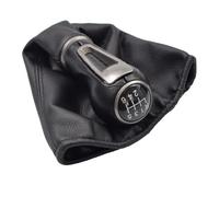 YIJIAVSX Pomos Palanca Cambios Para SEAT Para IBIZA IV Pomo De Cambio Marchas Para Coche Funda Protectora Para Palanca De Cambios Collar De Cuero Para Palanca De Cambios(R6-Speed)