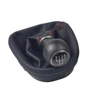 YIJIAVSX Pomos Palanca Cambios Para Seat Para Leon 2006 2007 2008 2009 2010 2011 2012 Perilla Cambio De Marchas Para Automóvil De 5/6 Velocidades Con Cubierta A Prueba De Polvo(6 Speed Red Line)