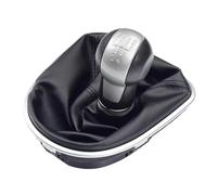 YIJIAVSX Pomos Palanca Cambios Pomo De Palanca De Cambios De 5 Velocidades Para Coche Con Funda De Cuero Para Seat Para Leon 1P 2005 2006 2007 2008 2009 2010 2011 2012(5 Speed)