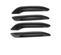 YIJIAVSX Tiradores Exteriores De Coche Modificación Manija Puerta Con Diseño De Fibra De Carbono. Sistema Anticongelante Para Manijas De Puertas De Autos Para Model 3 Y(Matte Carbon Fiber T)