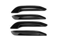 YIJIAVSX Tiradores Exteriores De Coche Modificación Manija Puerta Con Diseño De Fibra De Carbono. Sistema Anticongelante Para Manijas De Puertas De Autos Para Model 3 Y(Piano gloss black)