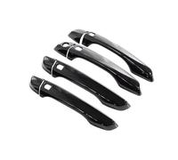 YIJIAVSX Tiradores Exteriores De Coche Para Citroën Para Berlingo K9 2019-2024 Para Peugeot Para Partner Para Rifter Cubierta para manija puerta de coche color negro brillante(4Handle 4 Buttons)