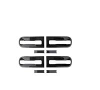 YIJIAVSX Tiradores Exteriores De Coche Para Hyundai Para Staria 2021-2026 4/8 Piezas Manija Exterior Puerta/embellecedor De La Cubierta De La Puerta Exterior Vehículo Plástico ABS(Door Bowl Carbon)