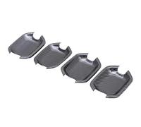 YIJIAVSX Tiradores Exteriores De Coche Para Mitsubishi Para Pajero 2019 ABS Fibra De Carbono Manija De Puerta De Coche Cubierta Embellecedora De Manija De Puerta Pegatinas(Carbon fiber(Style B)