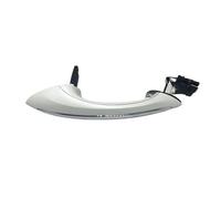 YIJIAVSX Tiradores Exteriores De Coche Para Series 5 7 (F01 F02 F06 F10) Modelos 520d 520i 525d 528i 530d 530i - Manilla De Puerta Exterior Negra Con Sistema De Acceso Confort(Blanco,Front left)
