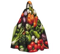 YIJIAYUN Introducción de varias verduras con capucha para adultos, para Halloween, carnaval, cosplay, fiesta de Navidad, eventos temáticos
