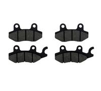YIJIEBAO 2 pares de pastillas freno delanteras y traseras for motocicleta aptas for KAWASAKI EX 250 Ninja R 2008-2012 300 2013-2016 Accesorios