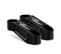 YIJIEBAO Ajuste de motocicleta for CB 500X CB250R CB300F CB300R 250F 500F espejos retrovisores universales extensión elevador soporte adaptador Extensor de montaje(Black cb500f)