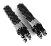 YIJIEBAO Ajuste for Bonneville T100 T120 Daytona 675 R 675R Street Speed Triple Twin Tiger Sport Thruxton 1200 reposapiés delantero Estribo antideslizante(Gray)