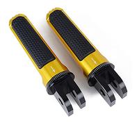 YIJIEBAO Ajuste for Bonneville T100 T120 Daytona 675 R 675R Street Speed Triple Twin Tiger Sport Thruxton 1200 reposapiés delantero Estribo antideslizante(Gold)