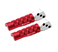 YIJIEBAO Ajuste for YAMAHA MT-09 MT09 MT 09 2014-2022 accesorios de motocicleta reposapiés pasajero trasero Kits pedales Estribo antideslizante(Red)