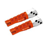 YIJIEBAO Ajuste for YAMAHA MT-09 MT09 MT 09 2014-2022 accesorios de motocicleta reposapiés pasajero trasero Kits pedales Estribo antideslizante(Orange)