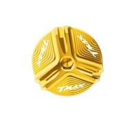 YIJIEBAO Compatible con Yamaha TMAX 500 530 T-MAX500 530 SX/DX 2017 2018 2019 TMAX 560 2020 2021 2022. Perno de tapa de aceite de motor y tapa de llenado de combustible. Accesorios(Gold)