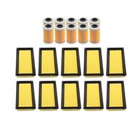 YIJIEBAO Elemento limpiador de admisión de motor de motocicleta, filtro de aire, filtro de aceite, compatible con Pulsar NS200, AS200, NS, AS 200, Bajaj JG571014, JL581009 Accesorios(Clear)