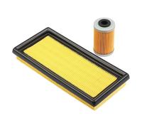 YIJIEBAO Elemento limpiador de admisión de motor de motocicleta, filtro de aire, filtro de aceite, compatible con Pulsar NS200, AS200, NS, AS 200, Bajaj JG571014, JL581009 Accesorios(Khaki)