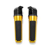 YIJIEBAO Estribos For Motocicleta FZ1 MT-07, Pedal De Pasajero Trasero Apto For Yamaha FZ6/FZ6R YZF-R25 R3 R15 MT-03 MT-09 XSR700 900 T-MAX530/500 Estribo antideslizante(Gold)