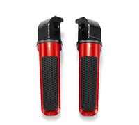 YIJIEBAO Estribos For Motocicleta FZ1 MT-07, Pedal De Pasajero Trasero Apto For Yamaha FZ6/FZ6R YZF-R25 R3 R15 MT-03 MT-09 XSR700 900 T-MAX530/500 Estribo antideslizante(Red)